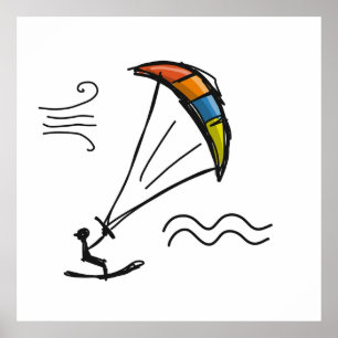 Kiteboarding Poster