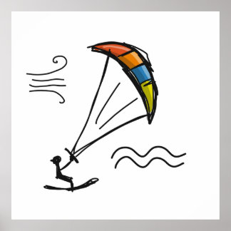 Kiteboarding Poster