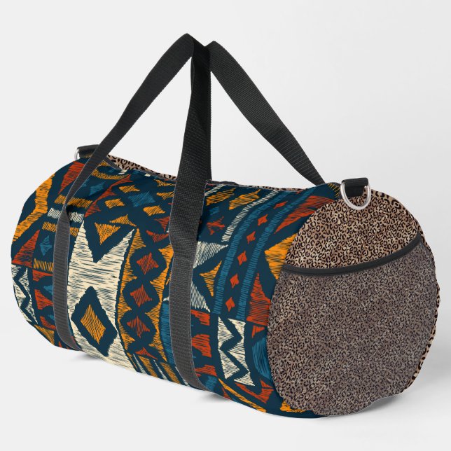 kitenge chitenge Africa sport bag (Right Corner)
