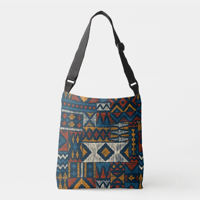 Kitenge chitenge Pattern Africa Crossbody Bag (Front)