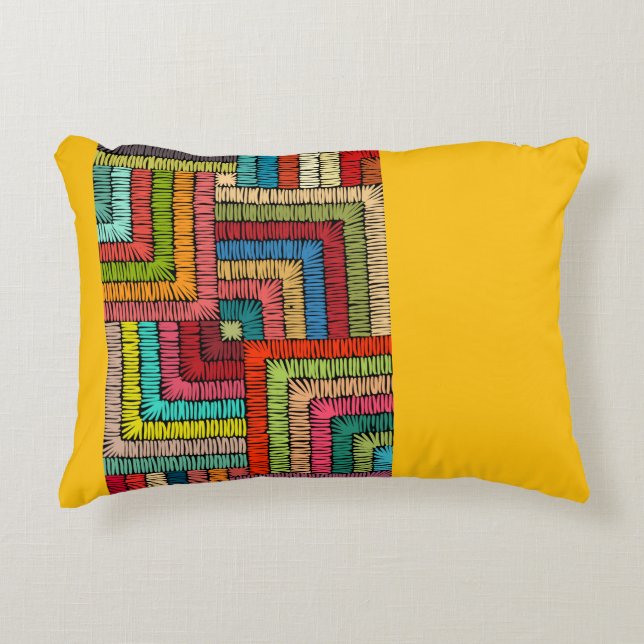 Kitenge Pattern Home Decor pillow (Front)