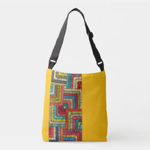Kitenge Pattern Home Decor pillow Crossbody Bag