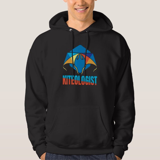 Kiteologist Kite Flying Hoodie (Front)