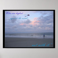 Kites are highest against the wind, not with it