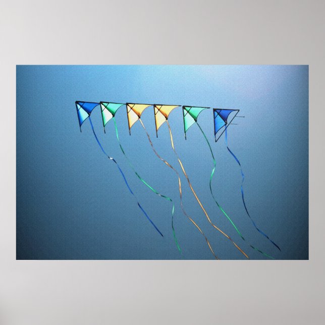 Kites in a Row 36 x 24 Poster (Front)