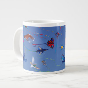 Kites Kites Kites In the Sky Large Coffee Mug