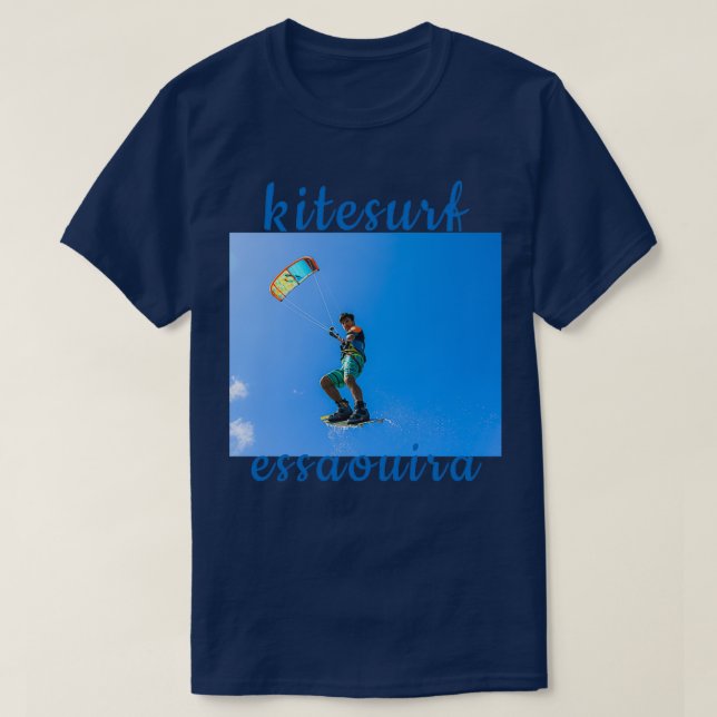kitesurf kite surf surf water sport essaouiramaroc T-Shirt (Design Front)