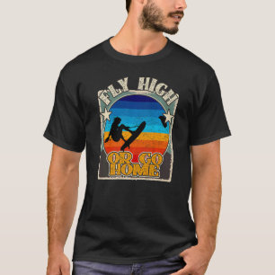 Kitesurf Kiteboarder Vintage Kite Kitesurfing Kite T-Shirt
