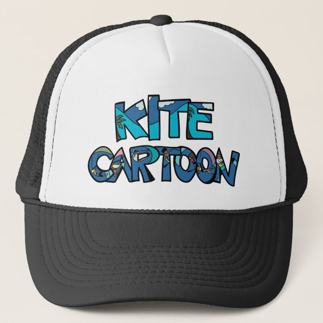 Kitesurf - Kitecartoon hat (Front)