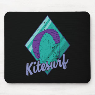 Kitesurf mit Schirm Mouse Pad