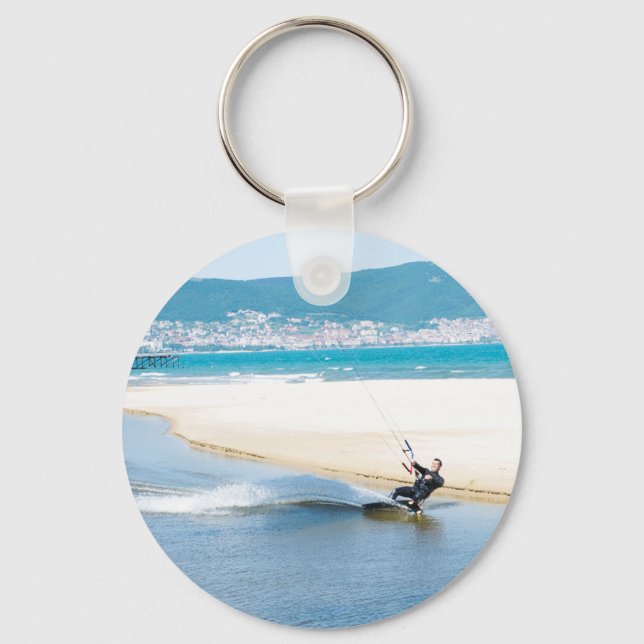 Kitesurfer Key Ring (Front)