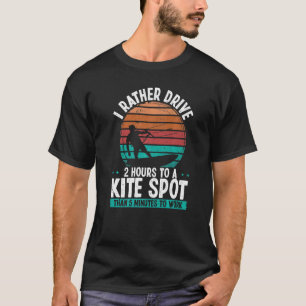 Kitesurfer Kite Sport Vintage Kitebaording Kite Ki T-Shirt