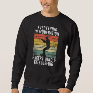 Kitesurfer Kitesurfing Kiteboard Kite Surfing Kite Sweatshirt