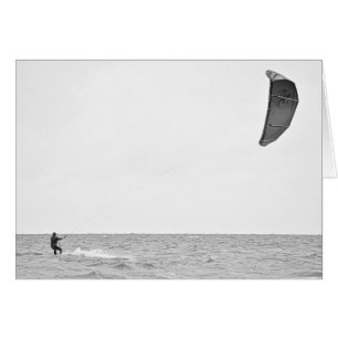 Kitesurfing - Greeting Card