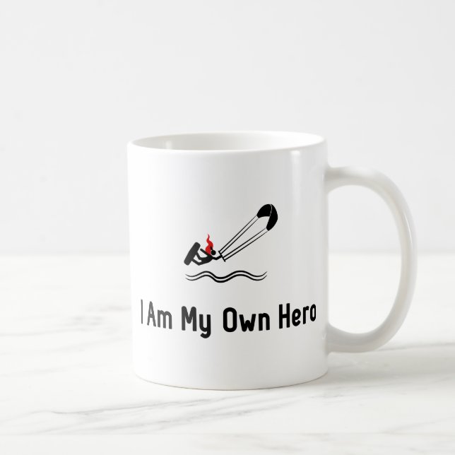 Kitesurfing Hero Coffee Mug (Right)