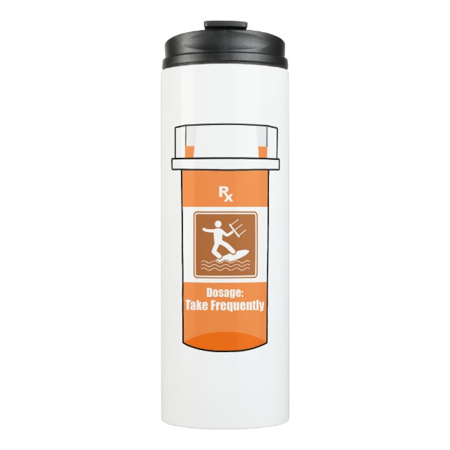 Kitesurfing Is My Drug Thermal Tumbler (Front)
