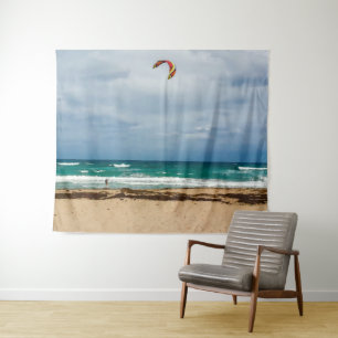 Kitesurfing, Jupiter Beach Tapestry