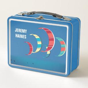 Kitesurfing Metal Lunch Box