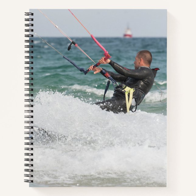 Kitesurfing Notebook (Front)