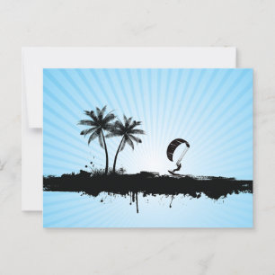 Kitesurfing Paradise Postcard