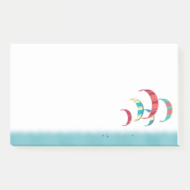 Kitesurfing Post-it Notes (Front)