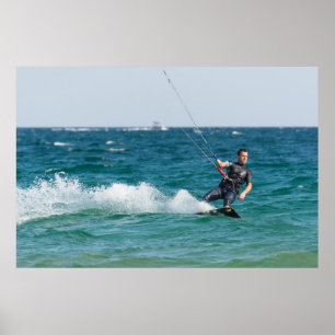 Kitesurfing Poster