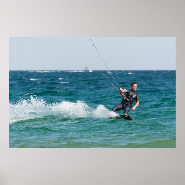 Kitesurfing Poster (Front)
