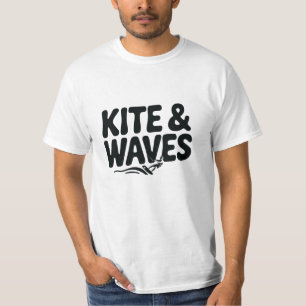 Kitesurfing-Themed Graphics for Thrill Seekers T-Shirt