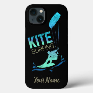 Kitesurfing Vintage Kiteboarder Kite Surfing iPhone 13 Case