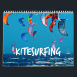 Kitesurfing Wall Calendar<br><div class="desc">Kitesurfing photo collection in wall calendar. Great gift for family or friends.</div>