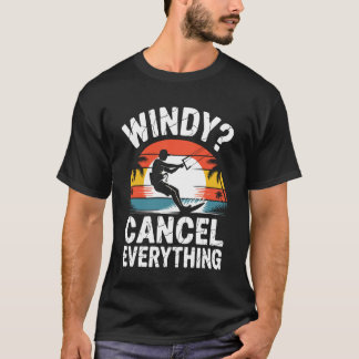 Kitesurfing Windy Kiteboarder T-Shirt