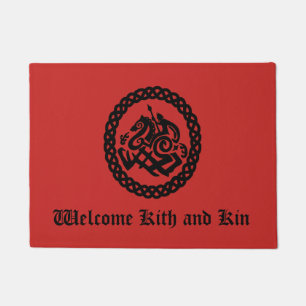 Kith and Kin Odin Silhouette Doormat