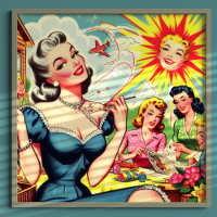 Kitsch Weird Retro Girls