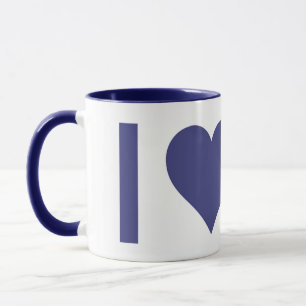 Kitschen Fatty Coffee Lover Mug Deli Blue