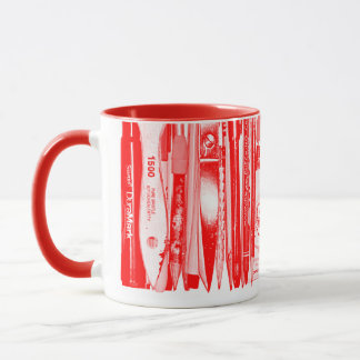 Kitschen Fatty Desk Mug Diner Red