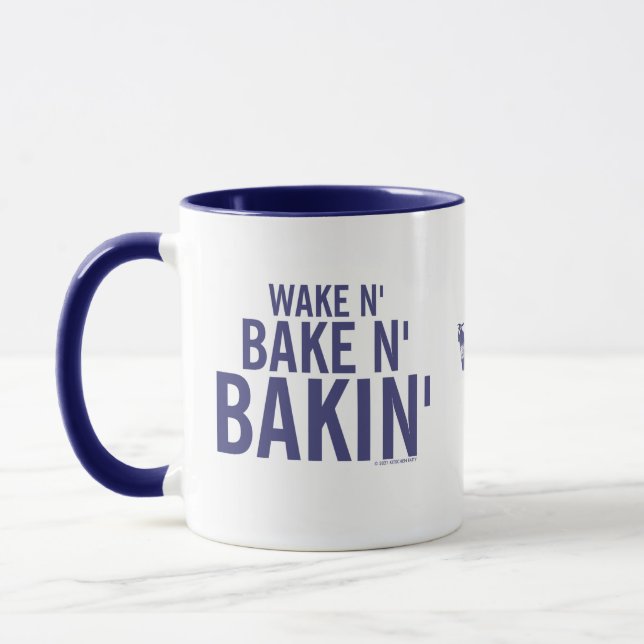 Kitschen Fatty Wake N' Bakin' Mug Deli Blue (Left)