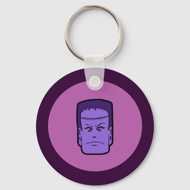 Kitschy Frankenstein Key Ring (Front)
