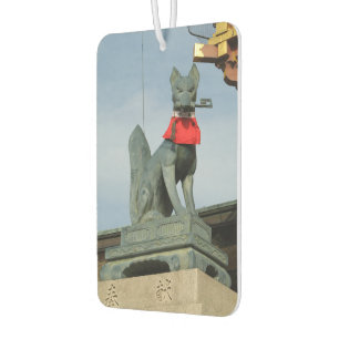 Kitsune キツネ (Fox) with Key in Mouth Car Air Freshener