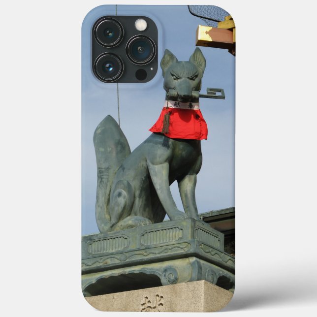 Kitsune キツネ (Fox) with Key in Mouth Case-Mate iPhone Case (Back)