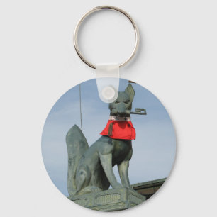 Kitsune キツネ (Fox) with Key in Mouth Ring