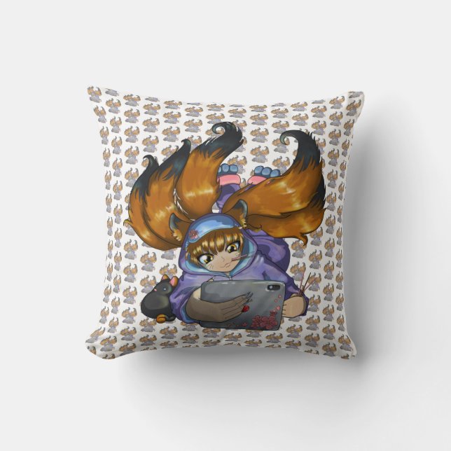 Kitsune Life Cushion (Front)