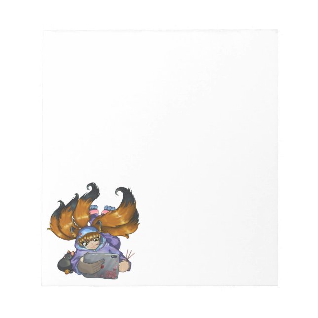 Kitsune Life Notepad (Front)