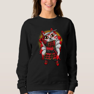 Kitsune Ninja Nine Tailed Fox Japanese Samurai Men Sweatshirt
