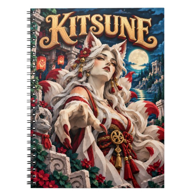 Kitsune, Paper Cut Monster Notebook (Front)