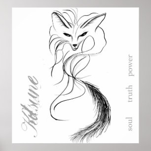 Kitsune Spirit Poster