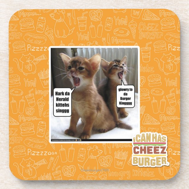 Kitteh carols coaster (Front)