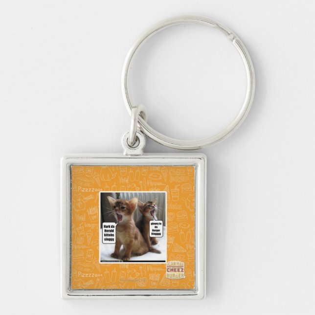 Kitteh carols key ring (Front)