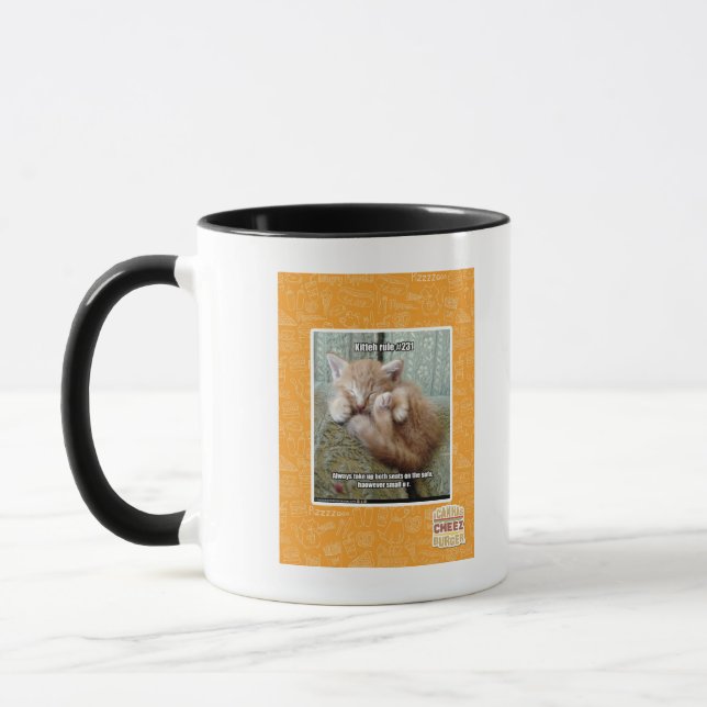 Kitteh rule #231 mug (Left)