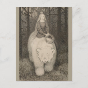 Kittelsen King Valemon The white bear CC1000 Postcard