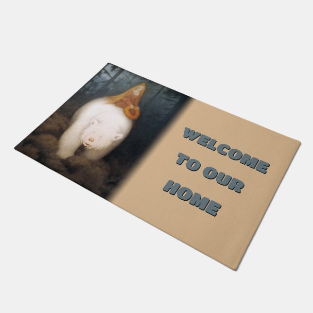 Kittelsen - White-Bear King Valemon Doormat (Angled)